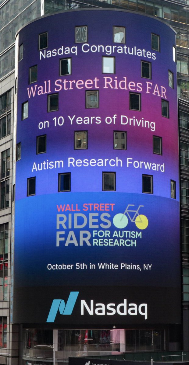 Thank you, <a href="/Nasdaq/">Nasdaq</a>, for celebrating 10 years of Rides FAR on the Nasdaq Tower in Times Square! We appreciate your support and are proud to have supporters like #Nasdaq over the last 10 years.