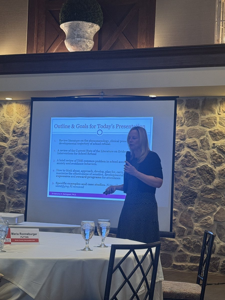 So fortunate to learn from <a href="/kdahlsgaard/">Katherine K. Dahlsgaard, PhD, ABPP</a> today at the <a href="/BucksIU22/">Bucks IU</a> Special Education Special Education Symposium!