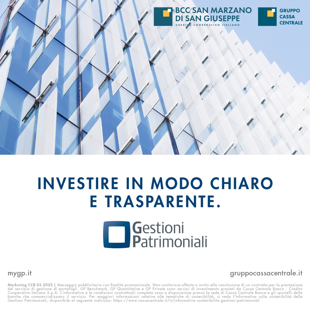 Con le Gestioni Patrimoniali, ideate da Cassa Centrale Banca, puoi affidare il tuo patrimonio ad un gestore professionale, delegandogli la scelta degli strumenti finanziari su cui investire e l’esecuzione delle relative operazioni.