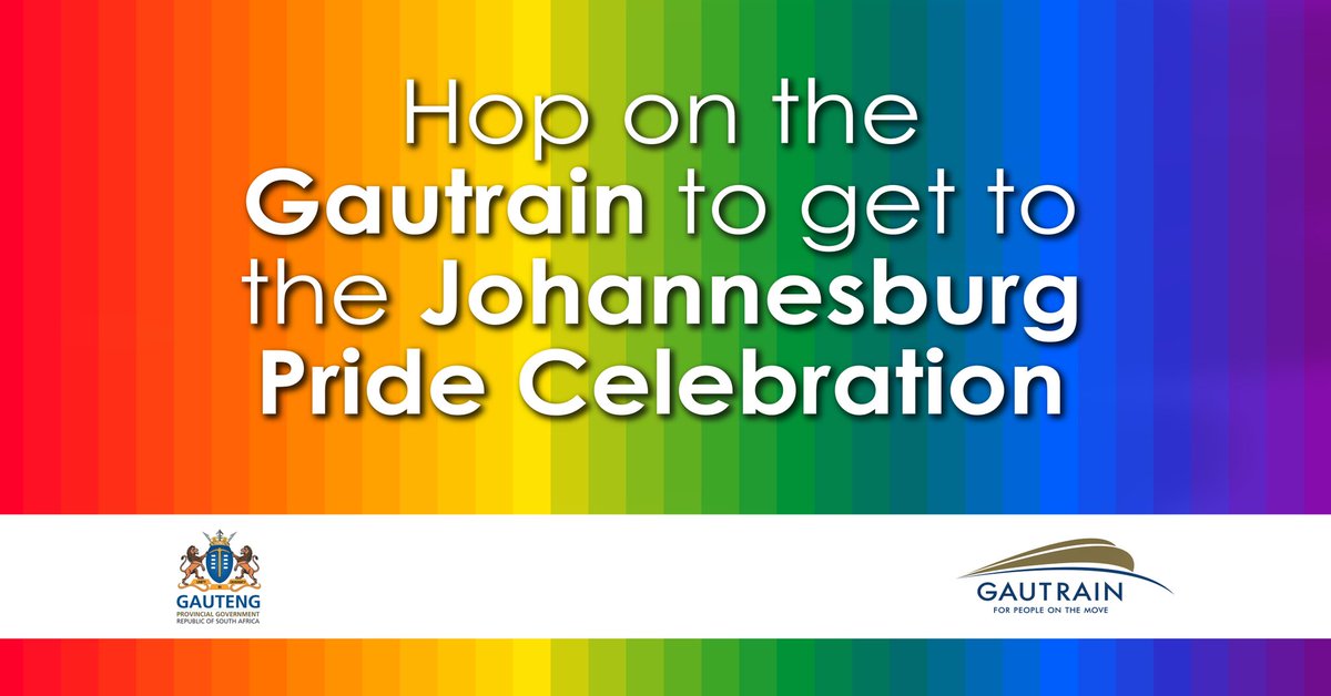 #GautrainJourneys 
#WhyItMatters 
#JoburgPride