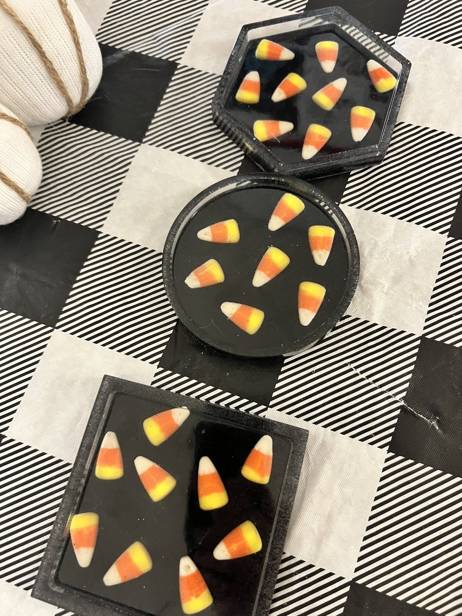 DDeConcilio's tweet photo. Joseph and Company from the RTC Transition Class not only sell coffee and doughnuts on Wednesdays but have now branched into badge reels, lanyards, and coasters. They. Are. Artists. 💜 @PolkSchoolsNews https://t.co/0tnMEsmAs1