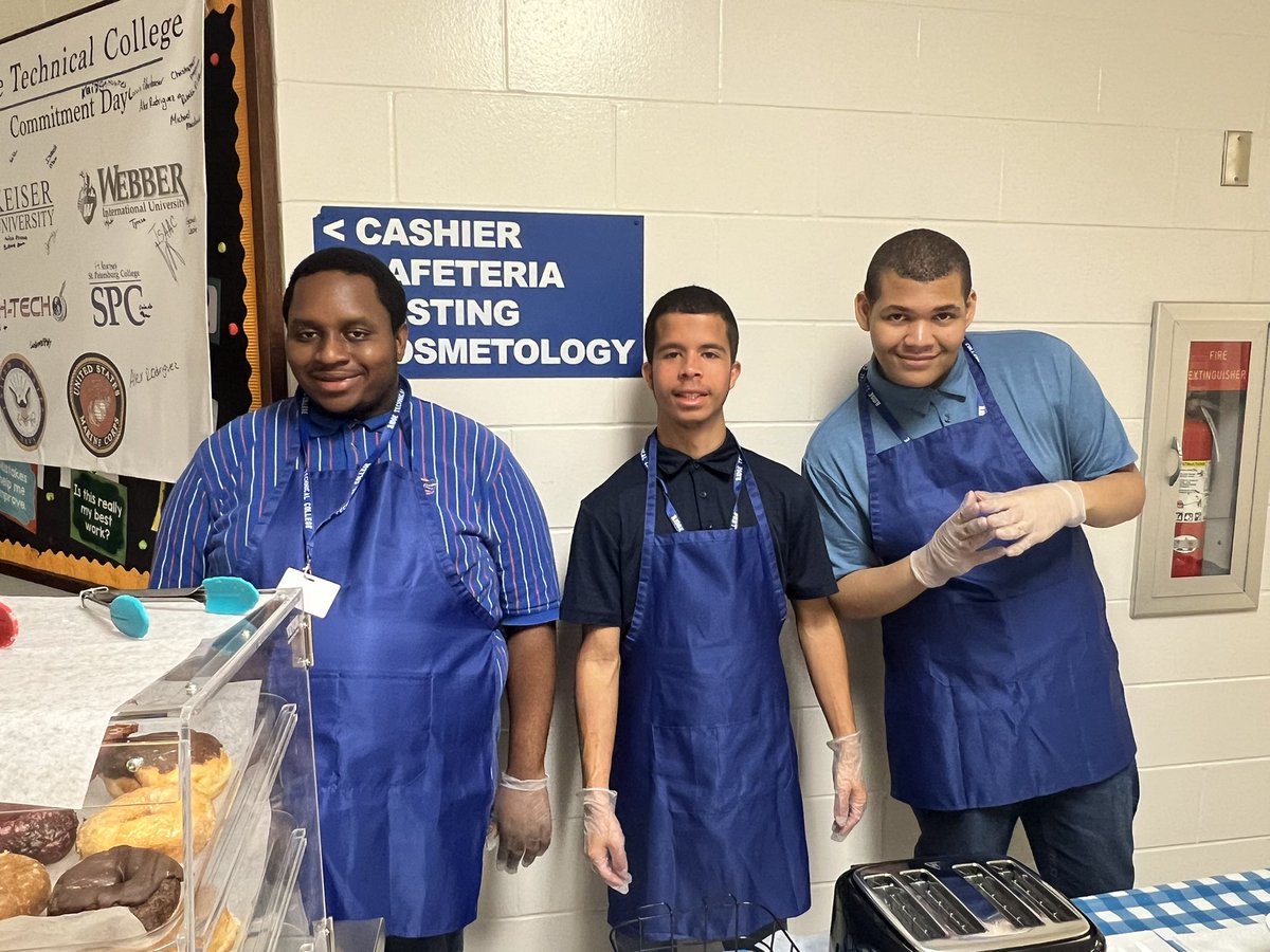 DDeConcilio's tweet photo. Joseph and Company from the RTC Transition Class not only sell coffee and doughnuts on Wednesdays but have now branched into badge reels, lanyards, and coasters. They. Are. Artists. 💜 @PolkSchoolsNews https://t.co/0tnMEsmAs1
