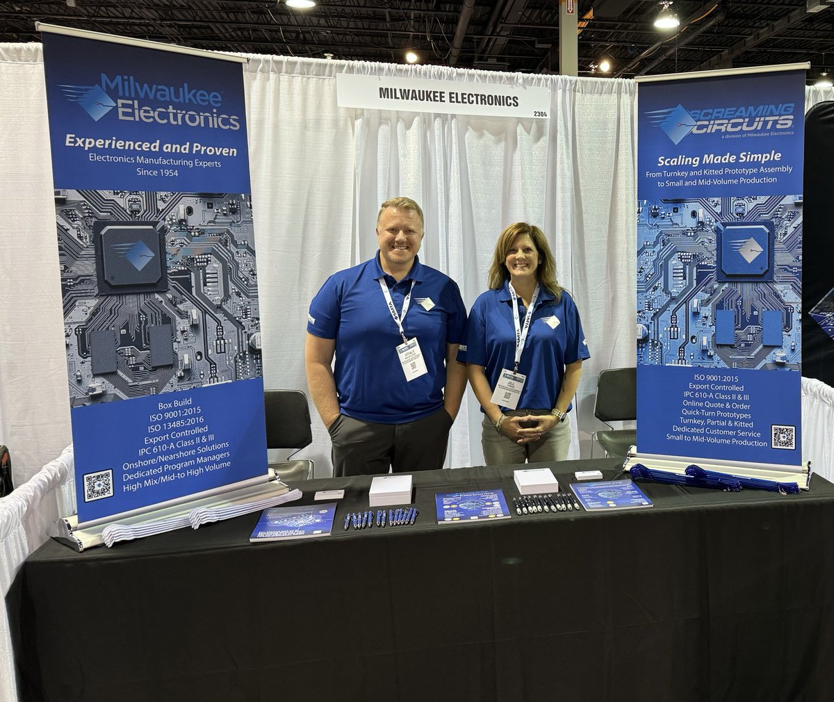pcbassembly's tweet image. Day one of #SMTA Internatiinal is in the books!  With a bonus trip to #AmericanStandardCircuits!  Looking forward to another great day today.  If you are in the #Rosemont area we’d love to visit with you!  
#SMTA #pcbassembly #circuitboards #electronicsengineering #