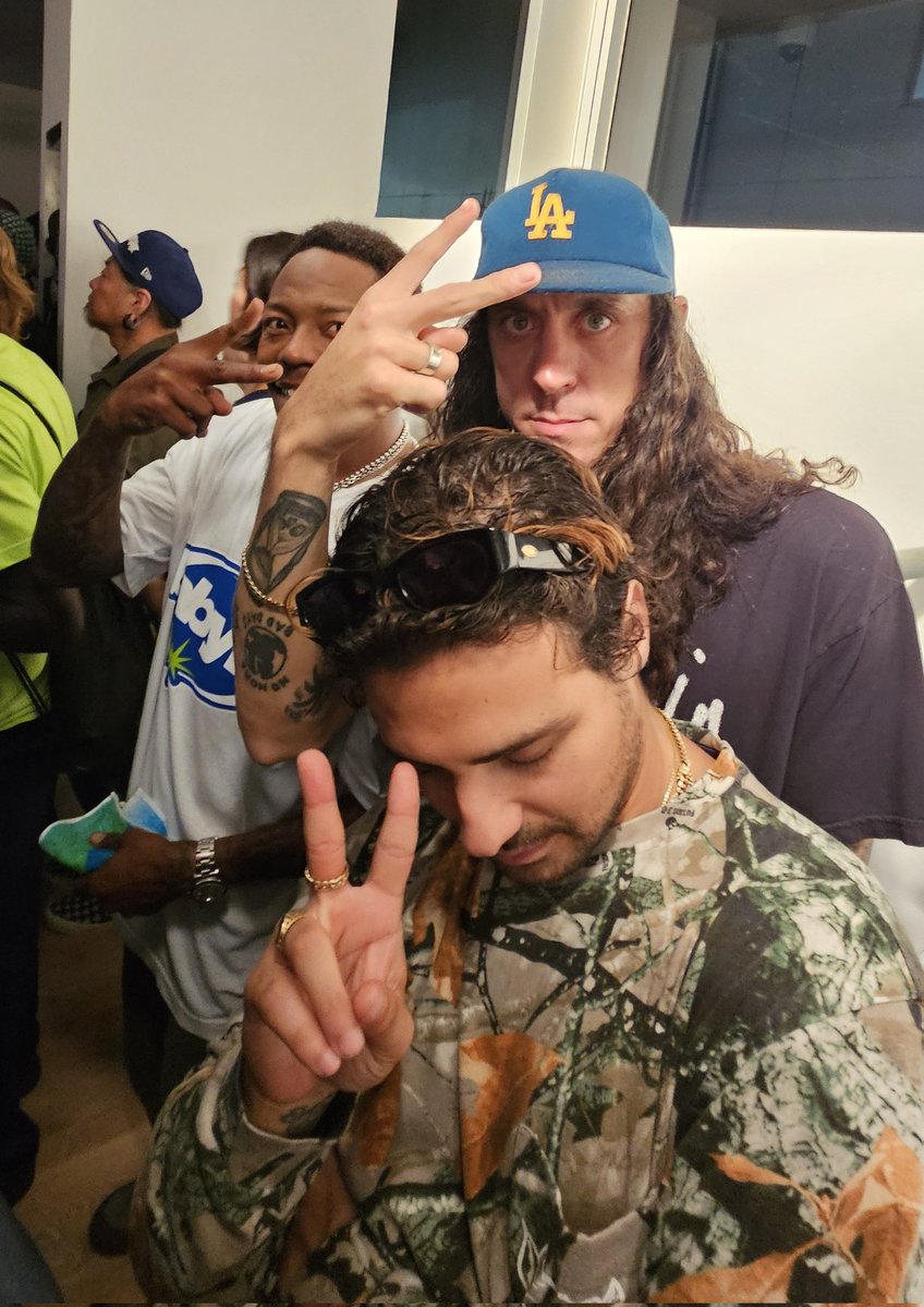 YOYO_T's tweet image. 3ヶ月振りのフランツ、リー、ブランドン☺
#turnstile #trashtalk #krust