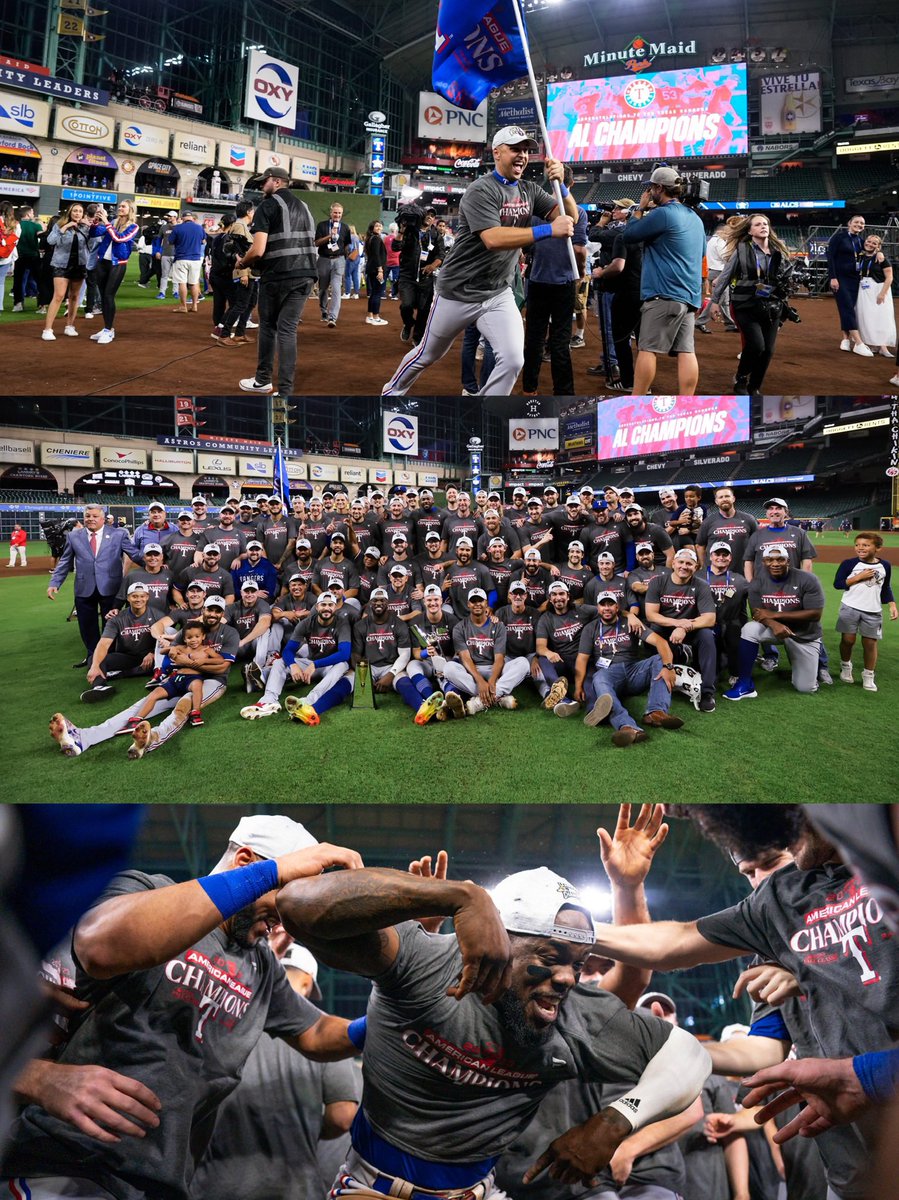October 23, 2023 - One year ago, today.

The Texas Rangers defeated the Houston Astros in a seven-game LCS to advance to the World Series for the third time in franchise history.
