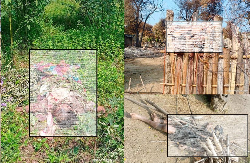 LauHonMeng's tweet photo. NUG, PDF killed the villagers cruelty in Butlin Township,Sipa village, the murderer has finally appeared...the offenders. #WhatsHappeninglnMyanmar #butalin @ICC @ChannelNewsAsia @UN @XHNews @ReutersAsia https://t.co/oHSVnc7XEe