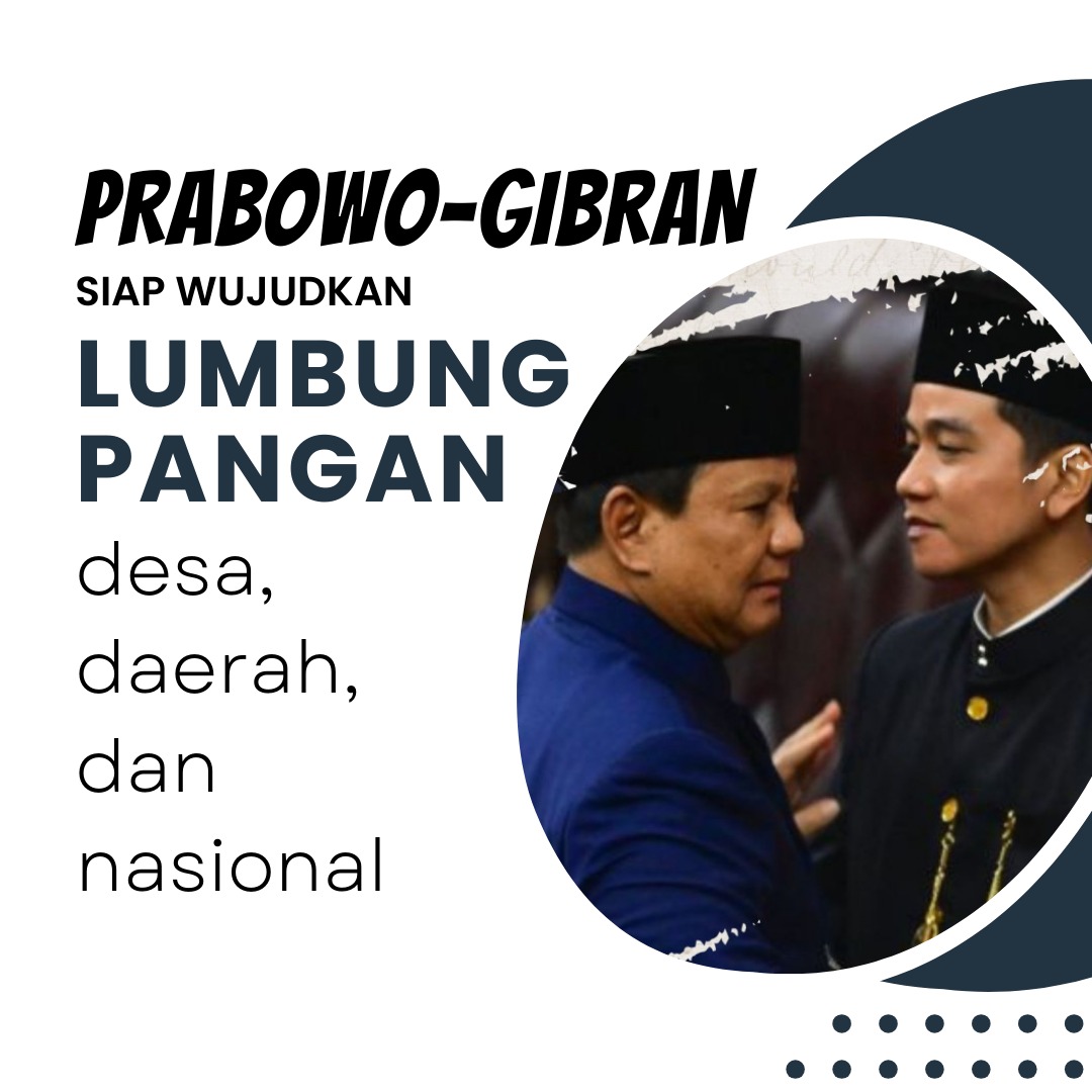 Optimisme Prabowo-Gibran Tingkatkan Produktivitas Pertanian Indonesia
#LumbungPangan #PrabowoGibran 
______________
Prabowo Jokowi Negarawan
Menkomdigi Diapresiasi