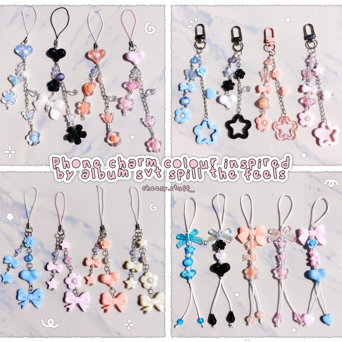 masseokmin's tweet photo. 🍥 help rt, thank u! 🍥

♡ . . wts phonecharm &amp; bracelet colour inspired by album svt spill the feels ⊹

⩨ handmade
⩨ price start 5k-10k
⩨ order bisa lgsg co shopee/via dm 
⩨ limited stock

📍Jabar

katalog &amp; link co cek thread⬇️ https://t.co/4iGERX3qTZ