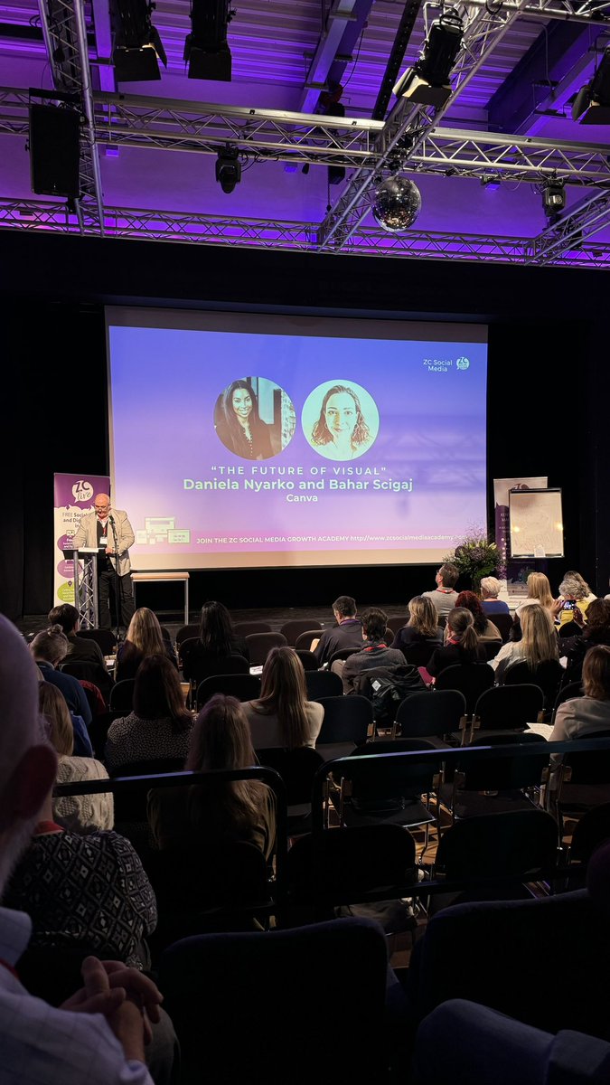 Build The Buzz (@build_the_buzz) on Twitter photo Brilliant time at #zclive2024 🤩
Talks from <a href="/Metricool/">Metricool ∞ Social Media Swiss Army Knife</a> and <a href="/canva/">Canva</a> and of course <a href="/zoe_cairns/">Zoe Cairns</a> from <a href="/ZCSocialMedia/">ZC Social Media</a> 💜 Brilliant time at #zclive2024 🤩
Talks from <a href="/Metricool/">Metricool ∞ Social Media Swiss Army Knife</a> and <a href="/canva/">Canva</a> and of course <a href="/zoe_cairns/">Zoe Cairns</a> from <a href="/ZCSocialMedia/">ZC Social Media</a> 💜