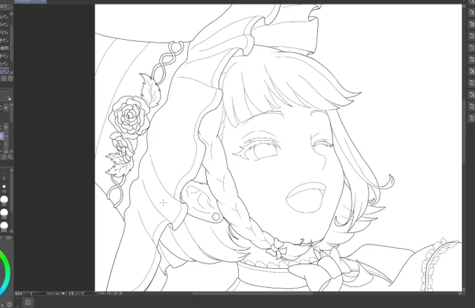 ハロウィンイラストもイメージが固まり描き進めております。

頼む!間に合ってくれ～!って感じで。

#イラスト #みんなで楽しむtwitter展覧会 