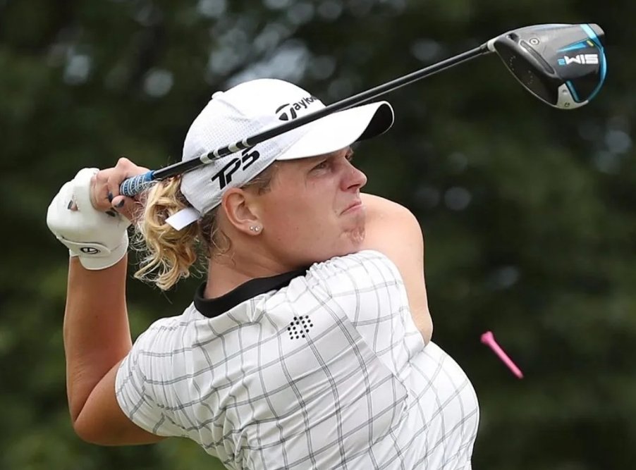 CoffindafferFBI's tweet photo. Transgender Golfer #HaileyDavidson quits the LPGA. Davidson admits that men have a physical advantage over women.
@PGA_JohnDaly said he would have won 100 tournaments if he had competed in the LPGA. https://t.co/AGrbGZZ2fU
