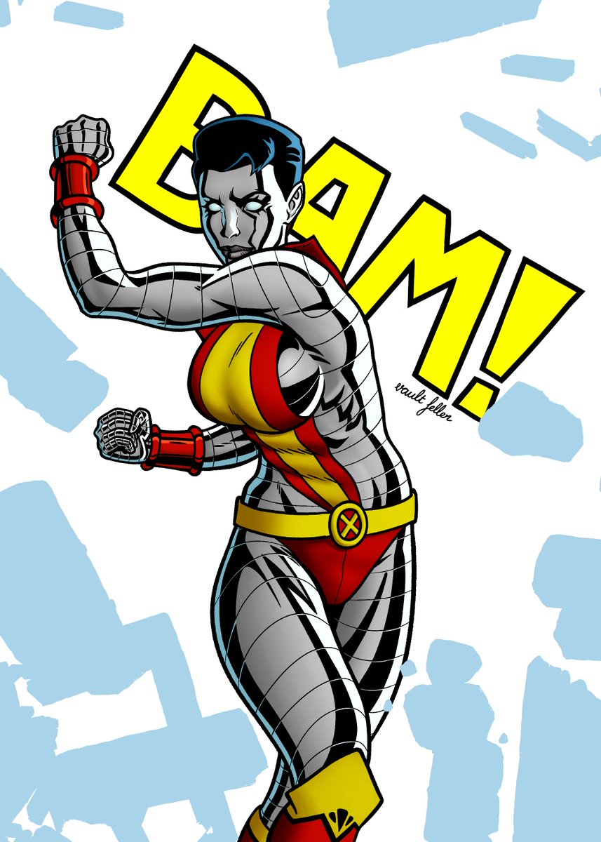 vaultfeller's tweet photo. rule 63 Colossus #Xmen https://t.co/bwU2sGuen5