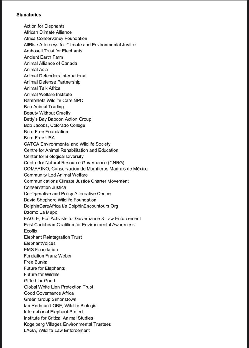 CNRG_ZIM's tweet image. We as @CNRG_ZIM stand with fellow NGOs against Namibia and Zimbabwe&apos;s proposals to cull wildlife. Culling is not a sustainable solution to the drought crisis.

Read our joint statement here:
linkedin.com/posts/cnrg-zim…

#WildlifeConservation #ElephantProtection #CNRG #Sustainabilit
