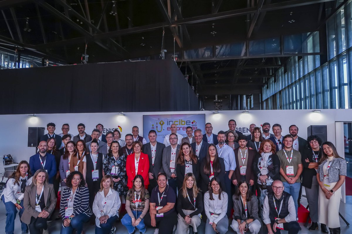 INCIBE's tweet photo. 📣 24 entidades colaboradoras de #INCIBEemprende cuentan con un espacio en #18ENISE para presentar las iniciativas que se están llevando a cabo, en colaboración con @INCIBE, con el objetivo de impulsar el #emprendimiento y llevar la #ciberseguridad española a lo más alto 🚀🔒. https://t.co/UKexbm9JjB