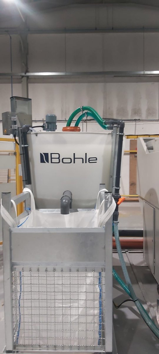 A recent #BohleLtd #sedimentor installation at #SpectrumGlass for #recycling contaminated water while the processing machinery continues to operate. Less cleaning of equipment = longer running times, and greater efficiency. Available in stock. Speak to our team on 0800 616151.