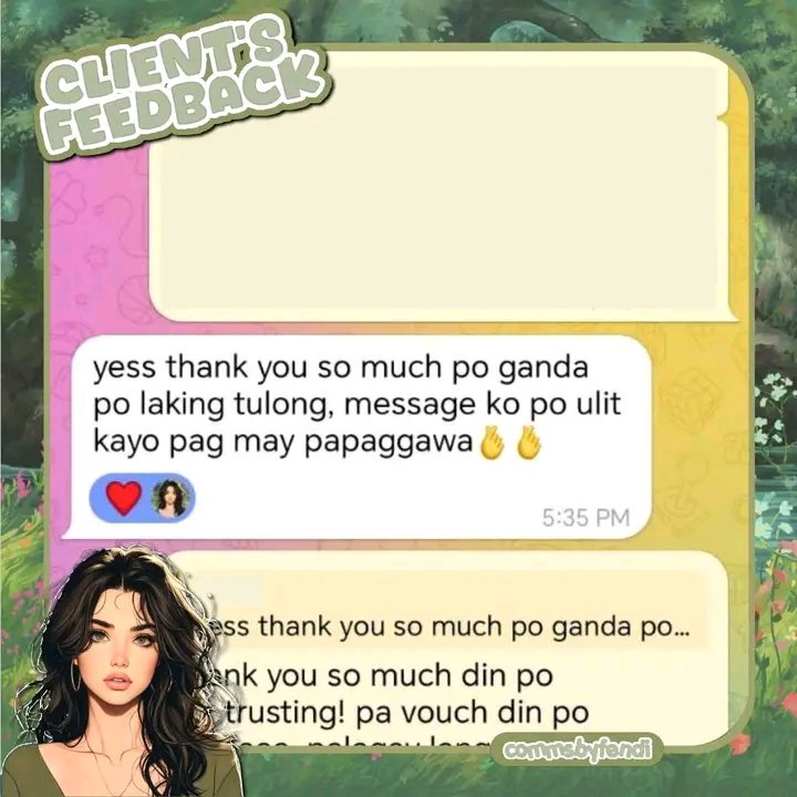 Put your hands up! Whoops, not to surrender but to give a clap!👏

#feedbacksbyfendi 

tags {#} lf clients academic commissions academic commissioner thesis writing services article letter essay speech script critique reflection case study research chapter 1 2 3 4 5 rrl rrs IMRAD