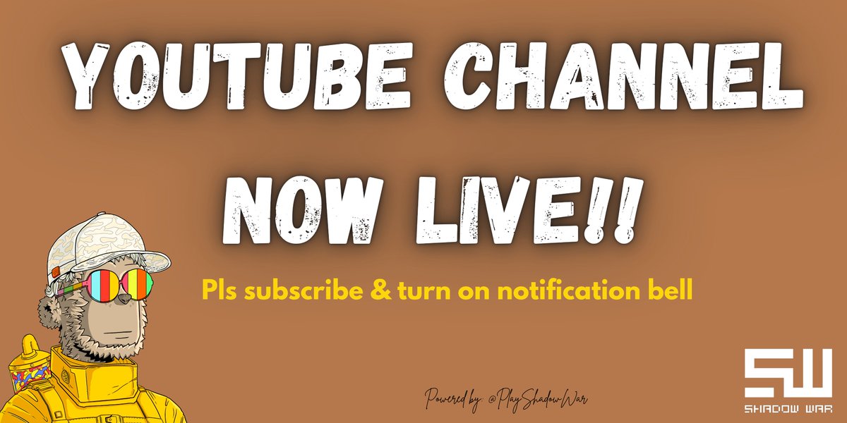 Big move 🔥🔥

My YouTube channel is now opened

youtube.com/@shrmurda

Please subscribe and turn on the notification bell 🔔 

Cooking a lot for my active subscribers soon🫢