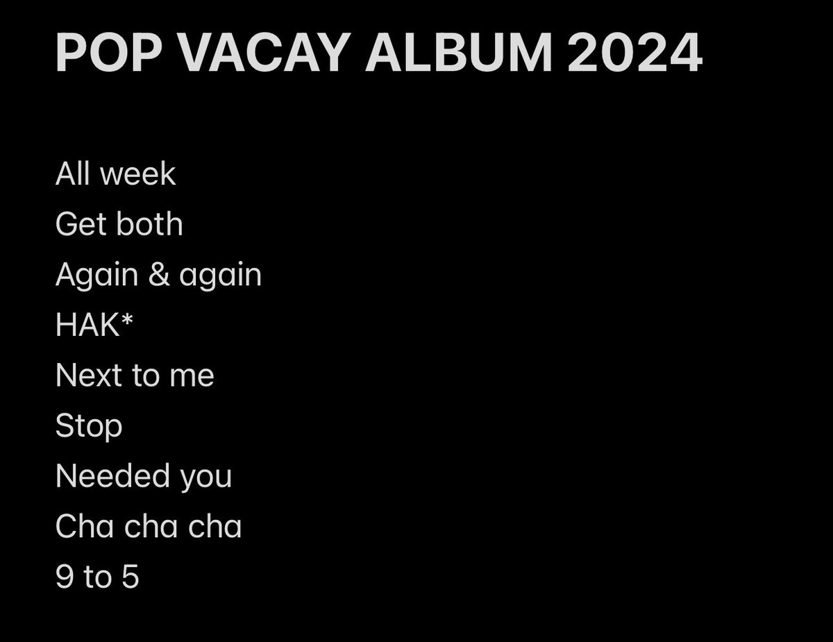 vacay tweet media