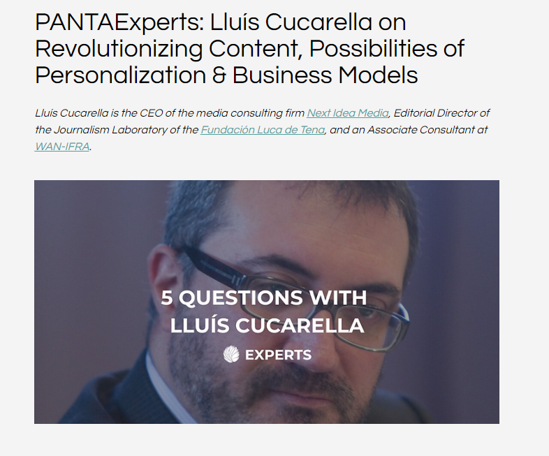 Los compañeros de <a href="/pantarh_ai/">PANTA</a> me entrevistaron recientemente para su sección de Expertos. Hablamos sobre la transformación que la IA está trayendo al periodismo y los desafíos éticos que afronta nuestra industria. panta-rh.ai/en/post/pantae…