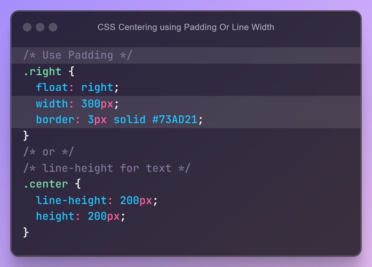 iRahul_Devadiga's tweet image. Day 33 #CSSCentering (6/7)
To vertically center elements:
=> Use padding
=> line-height for text
#CSS #WebDevelopment #FullStack #PublicLearning