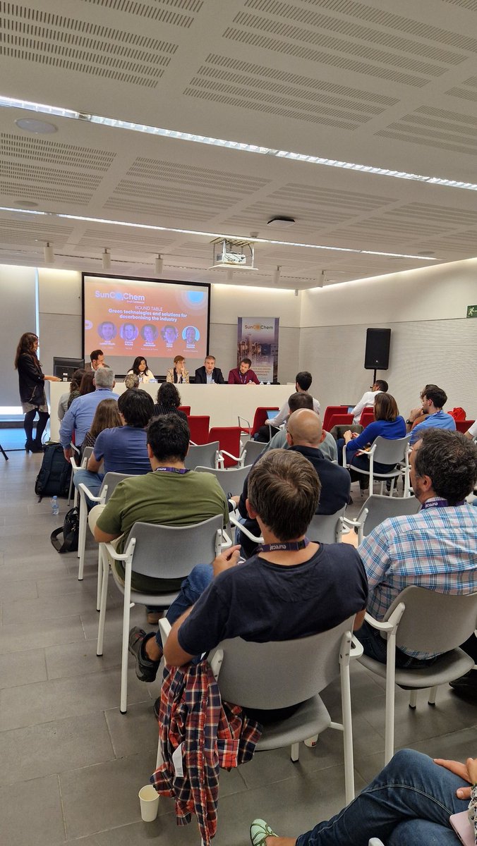 SUNERGY (@sunergy_eu) on Twitter photo 📆 SUNER-C joined the <a href="/SunCoChem_EU/">SunCoChem H2020 Project</a> Final Conference in Tarragona, Spain.
🎙<a href="/JulioLloret/">Julio Lloret Fillol</a>, group leader at <a href="/ICIQchem/">ICIQ</a> and co-leader of a SUNER-C Technological Roadmap Working Group, represented SUNER-C in a roundtable on green technologies and solutions for decarbonizing industry. 📆 SUNER-C joined the <a href="/SunCoChem_EU/">SunCoChem H2020 Project</a> Final Conference in Tarragona, Spain.
🎙<a href="/JulioLloret/">Julio Lloret Fillol</a>, group leader at <a href="/ICIQchem/">ICIQ</a> and co-leader of a SUNER-C Technological Roadmap Working Group, represented SUNER-C in a roundtable on green technologies and solutions for decarbonizing industry.