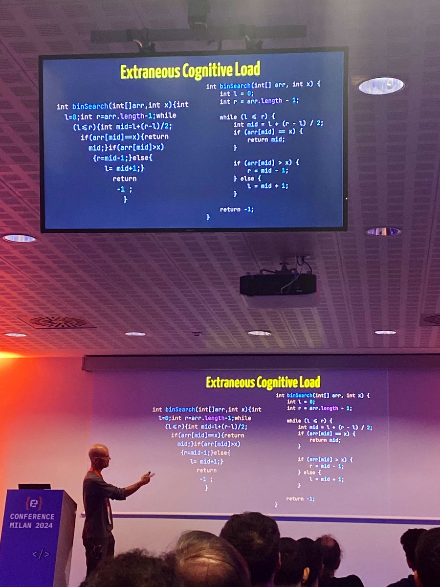 cleyrauc's tweet image. Intense cognitive load exercises on Andrea Iacomos’ talk at @CodemotionIT 🤯 #CodemotionMilan24