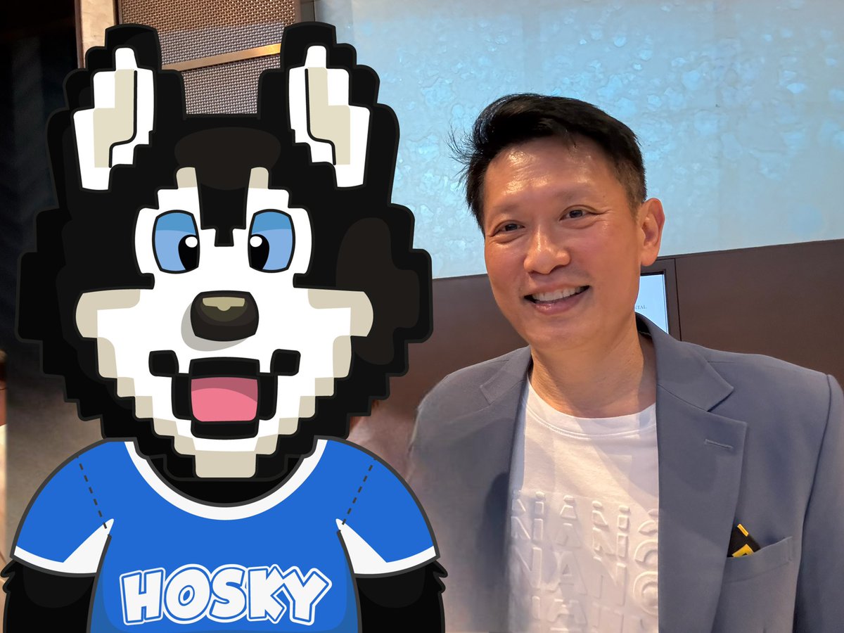 HOSKY (@hoskytoken) on Twitter photo Got a picture with the Binance CEO.
No, we’re not claiming it’s a big accomplishment—it’s just a picture, and plenty of others got one too, as he was kind enough to take pictures with everyone. Got a picture with the Binance CEO.
No, we’re not claiming it’s a big accomplishment—it’s just a picture, and plenty of others got one too, as he was kind enough to take pictures with everyone.