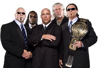 wrestle_hist's tweet photo. 10/23/2008
Kurt Angle, Sting, Kevin Nash, Scott Steiner & Booker T formed The Main Event Mafia on Impact from the Hard Rock Hotel and Casino in Las Vegas, Nevada.
#TNA #ImpactWrestling #Impact #TheMainEventMafia #KurtAngle #Sting #KevinNash #Diesel #ScottSteiner #BookerT https://t.co/RdcDfFPCQJ