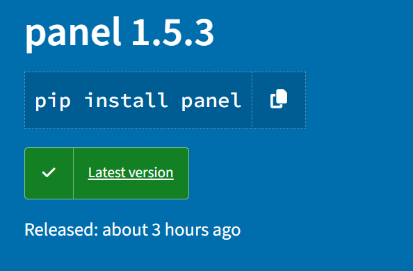psst. Panel 1.5.3 has been released github.com/holoviz/panel/….

#python #dataviz #datascience #analytics