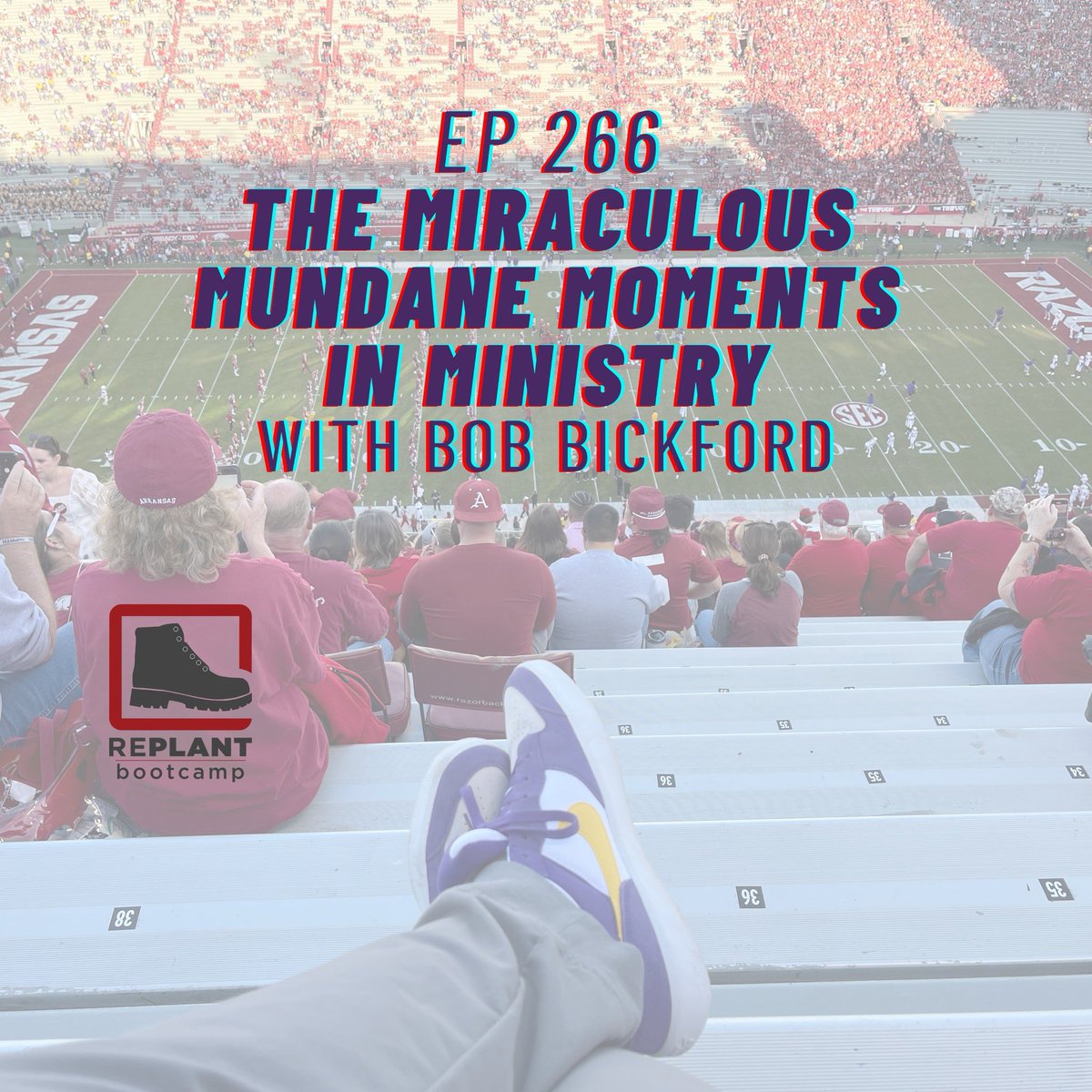 Bob Bickford comes back to the bootcamp to talk about faith, football, and following Jesus. Bob offers insights and encouragement for pastors on his first 100 days as Executive Director of the Nashville Baptist Association: replantbootcamp.com/podcast/ep266/