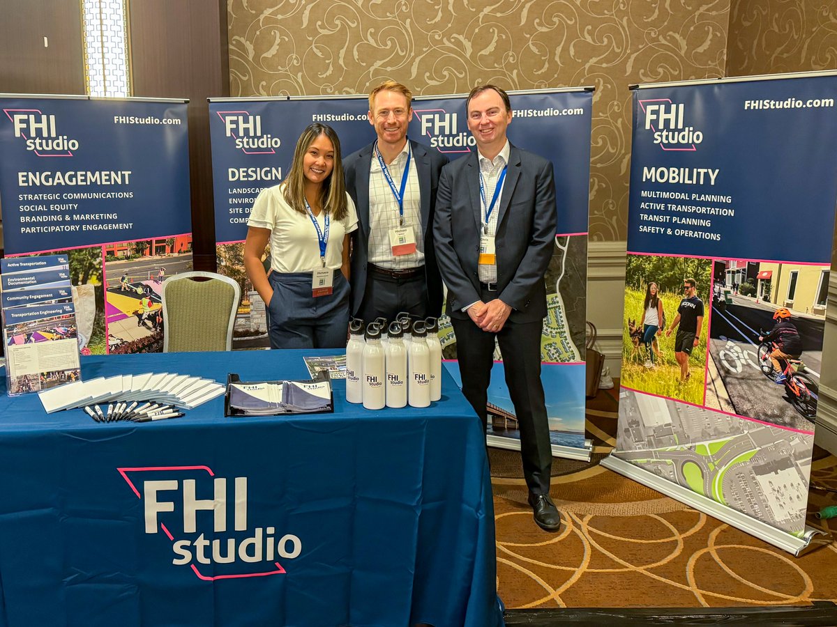 FHIStudio's tweet photo. Excited to be at the MassDOT Moving Together Conference, connecting with leaders in transportation planning, safety, and active mobility. Visit our booth to learn how FHI Studio is driving sustainable, people-centered transportation solutions. https://t.co/Txw9pylYD8