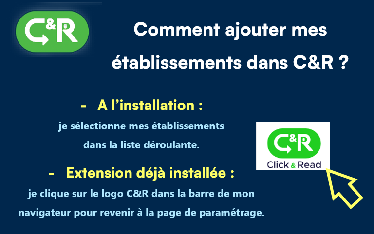 ClickandRead (@_clickandread) on Twitter photo Vous êtes ayants droit des établissements <a href="/Inria_Nancy/">Centre Inria de l'Université de Lorraine</a> @univbourgogne <a href="/UphfOfficiel/">Université Polytechnique Hauts-de-France</a> ?🤔
Ajoutez-les dès maintenant à votre extension #ClickandRead @INIST_CNRSpour accéder à leurs ressources en quelques clics !🖱️
Liste des établissements partenaires sur clickandread.inist.fr Vous êtes ayants droit des établissements <a href="/Inria_Nancy/">Centre Inria de l'Université de Lorraine</a> @univbourgogne <a href="/UphfOfficiel/">Université Polytechnique Hauts-de-France</a> ?🤔
Ajoutez-les dès maintenant à votre extension #ClickandRead @INIST_CNRSpour accéder à leurs ressources en quelques clics !🖱️
Liste des établissements partenaires sur clickandread.inist.fr