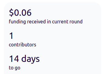 orbit_db's tweet image. AND we&apos;re off....Thank you to our first contributor 🚀

#GitcoinGrants #Funding #OrbitDB #Database