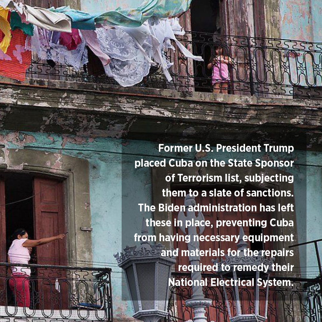 communistsusa's tweet photo. Cuba is fighting for its life. U.S. imperialism is attempting to achieve regime change by means of starving the country to death. We must redouble efforts to remove Cuba from the state sponsor of terrorism list. https://t.co/hn01sXWGTu