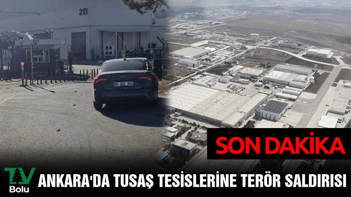 tvmengen's tweet photo. SON DAKİKA! Ankara'da TUSAŞ tesislerine terör saldırısı https://t.co/b76wYgvssZ #ankara #terör #ankarasaldırı #ankaraterörsaldırısı https://t.co/H9PQjDnO1E