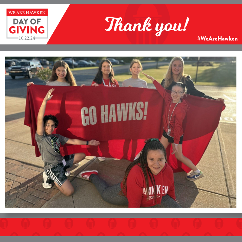 Day of Giving 2024 has concluded and it was a tremendous success. Thank you for making this day a victory for the red and gray! We’re tallying the results and will share the final stats soon. In the meantime, thank you for giving our students the gift of a lifetime! #WeAreHawken