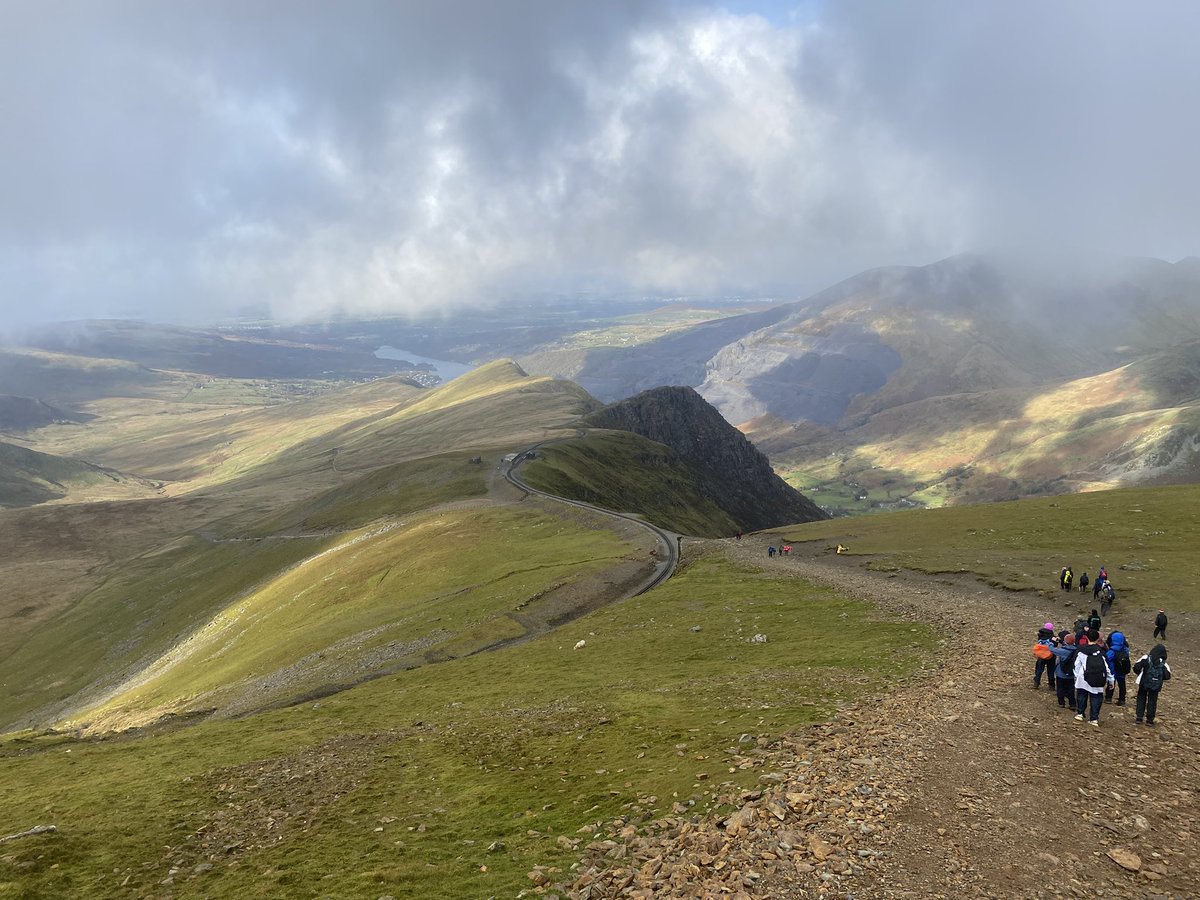 Visibility improving on descent to #Llanberis