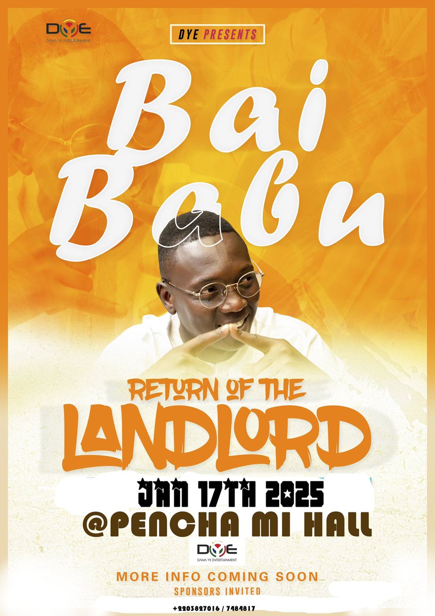 Njugson's tweet photo. January 17th Mr Landlord🇬🇲 https://t.co/ve7JE9CLAe