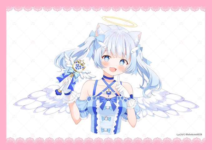 【お知らせ】 猫音みみちゃん( )のハフアニイラストお仕立てさせていただきました みみちゃんおめでとう