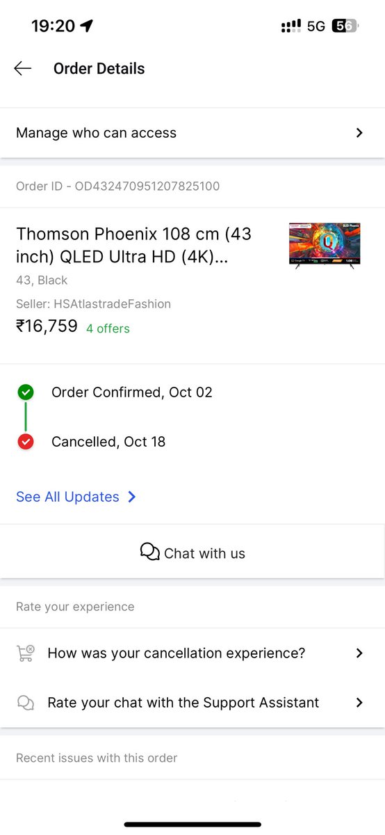 94Subhasish's tweet photo. @flipkartsupport  I didn’t get any solution yet.
Deadline is about to expire.
Everyone misguided me, even senior executives.
They promised me TOA amount that I can order same product with the old price,but nothing provided yet. https://t.co/WkwNfQ8fpI