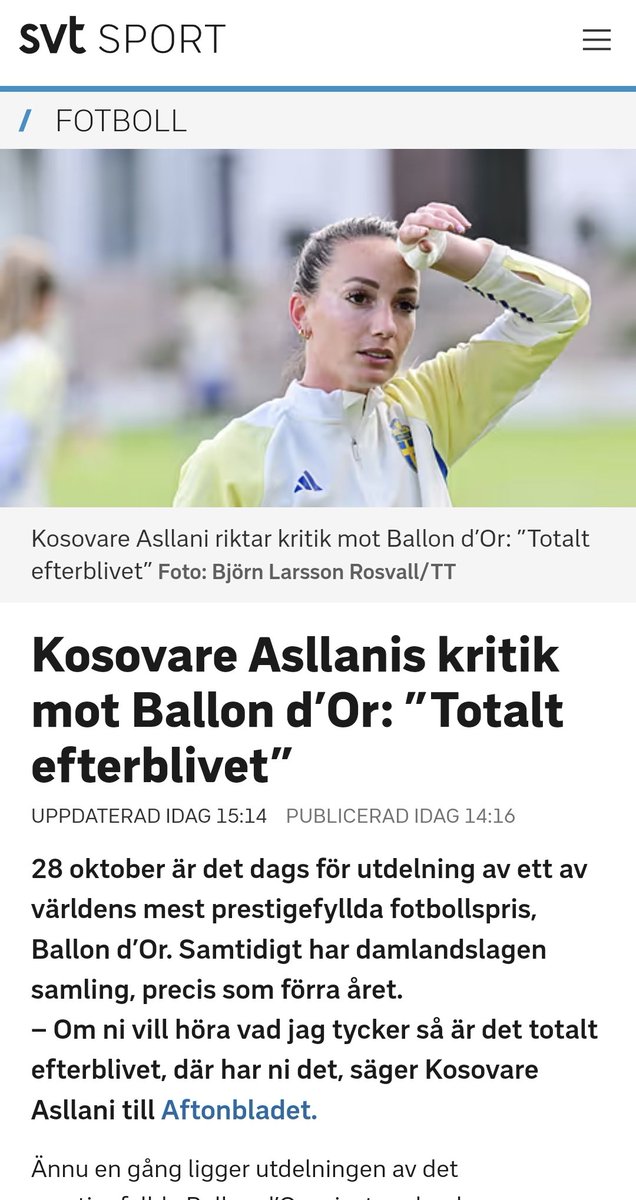 Inte ok av Aftonbladet och SVT att citera Asllanis funkofoba uttryck utan att ifrågasätta. Så här säger man inte.