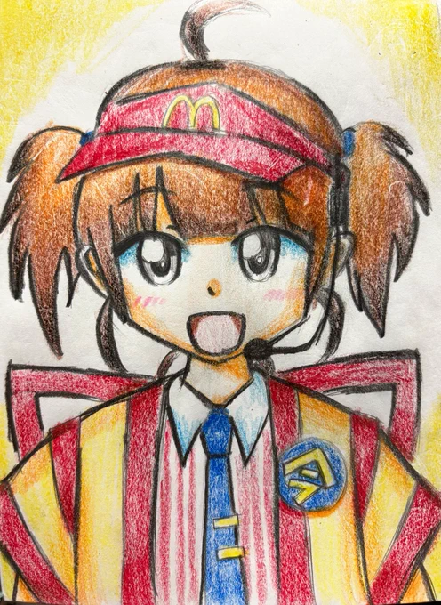 #いまだけダブチ食べ美 描いてみました! #マクドナルド 