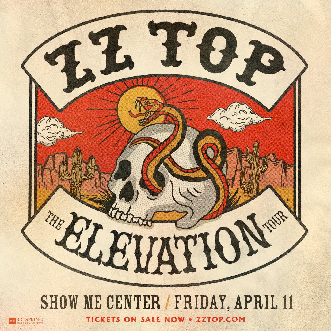 ZZ Top tickets are on sale now! Known for their chart-topping hits like “Sharp Dressed Man” and “Legs,”  ZZ Top promises a night full of high-energy performances and classic tunes that have  defined the band for decades. Get your tickets now! semo.evenue.net/events/ZZTOP