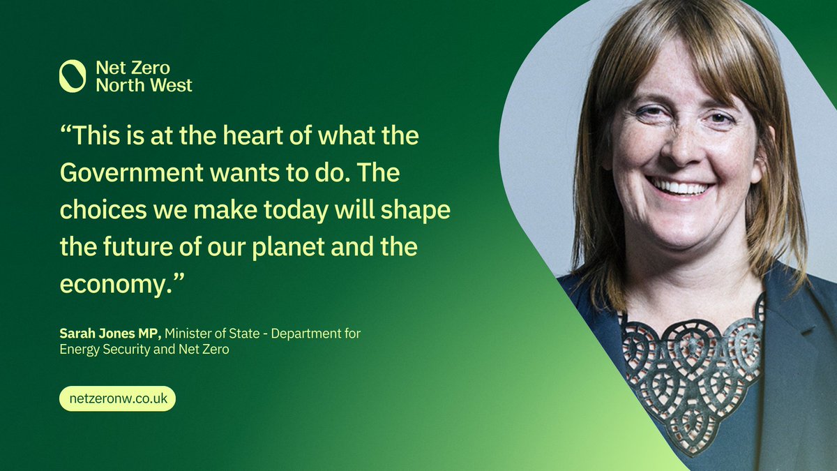 Net Zero North West (@netzeronw) on Twitter photo Yesterday was a brilliant showcase of the enthusiasm for #NetZero and #CleanEnergy across the North West, at our manifesto launch event in <a href="/UKHouseofLords/">House of Lords</a>
⚡ "The launch of GB energy will be instrumental in the local power plan"
- <a href="/LabourSJ/">Sarah Jones MP</a>, Minister of State (<a href="/energygovuk/">Department for Energy Security and Net Zero</a>) Yesterday was a brilliant showcase of the enthusiasm for #NetZero and #CleanEnergy across the North West, at our manifesto launch event in <a href="/UKHouseofLords/">House of Lords</a>
⚡ "The launch of GB energy will be instrumental in the local power plan"
- <a href="/LabourSJ/">Sarah Jones MP</a>, Minister of State (<a href="/energygovuk/">Department for Energy Security and Net Zero</a>)