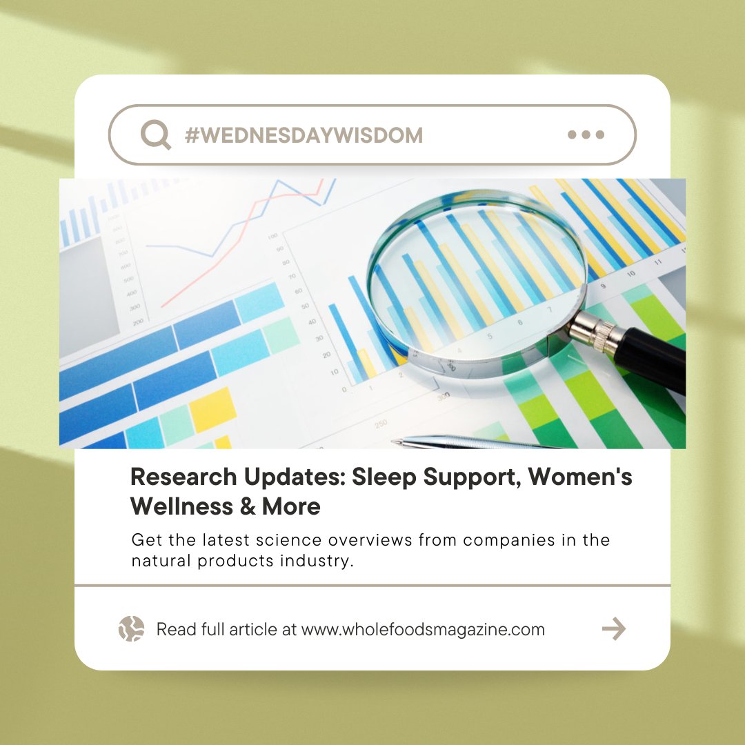 WholeFoods Magazine (@wholefoodsmag) on Twitter photo Discover the latest natural innovation in sleep, wellness, women's health, & more. <a href="/AkerBioMarine/">Aker BioMarine</a>, <a href="/rousselotbio/">rousselotbiomedical</a>, <a href="/Monteloeder/">Monteloeder by SUANNUTRA</a>, <a href="/FrieslndCampina/">FrieslandCampina</a>, <a href="/Calocurb/">Calocurb</a>,
Read it here:
🔗 bit.ly/4fvjXZV
#WednesdayWisdom #Research #Wfm #2024 Discover the latest natural innovation in sleep, wellness, women's health, & more. <a href="/AkerBioMarine/">Aker BioMarine</a>, <a href="/rousselotbio/">rousselotbiomedical</a>, <a href="/Monteloeder/">Monteloeder by SUANNUTRA</a>, <a href="/FrieslndCampina/">FrieslandCampina</a>, <a href="/Calocurb/">Calocurb</a>,
Read it here:
🔗 bit.ly/4fvjXZV
#WednesdayWisdom #Research #Wfm #2024