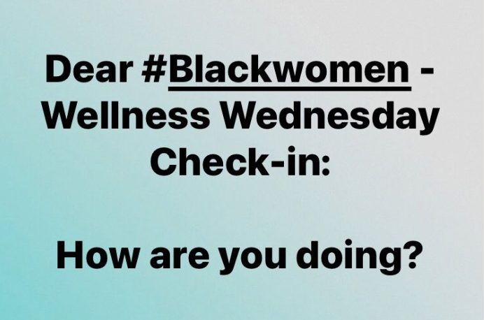 Dear #Blackwomen Happy #Wellnesswednesday  Checking in - How are you doing ? Stay Blessed &amp; Well😊 If you want more articles to support your #wellbeing Read more here: icont.ac/50OMm
 #emotionalhealth #mentalhealth  #Afrowomanonline