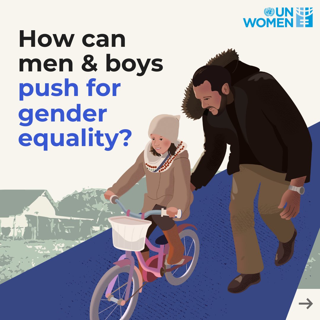 Gender stereotypes hurt both men and women.

Existing male gender roles can:

❌ Cause men and boys emotional, psychological, and physical stress.

❌ Lead to them behaving in uncomfortable or inauthentic ways.

See how to counteract gender stereotypes:  unwo.men/nM6t50TOU3f