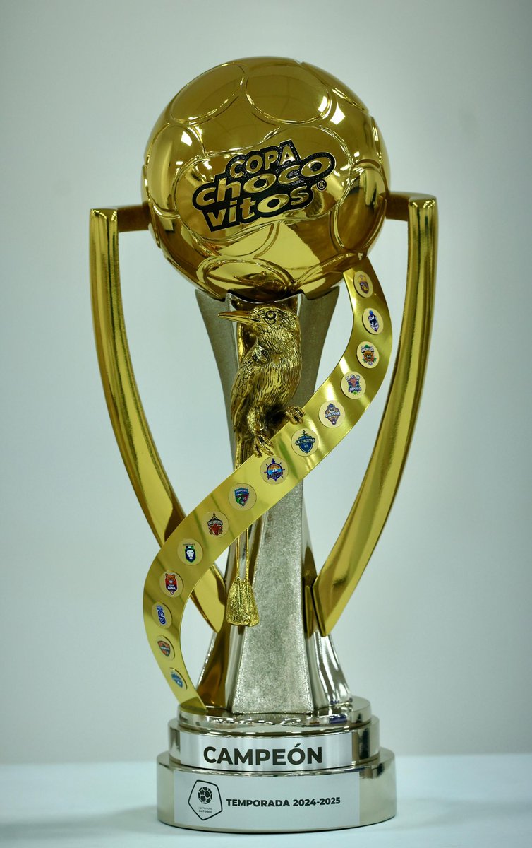 Hoy, miércoles 23 de octubre, a partir de las 10:30 am, en el Hotel Hilton, daremos a conocer todos los detalles sobre la cuarta edición de nuestra Liga Nacional de Fútbol sub-21 COPA CHOCOVITOS 2024-2025. 😉

Este es el hermoso trofeo que estará en disputa, a partir del 26 de