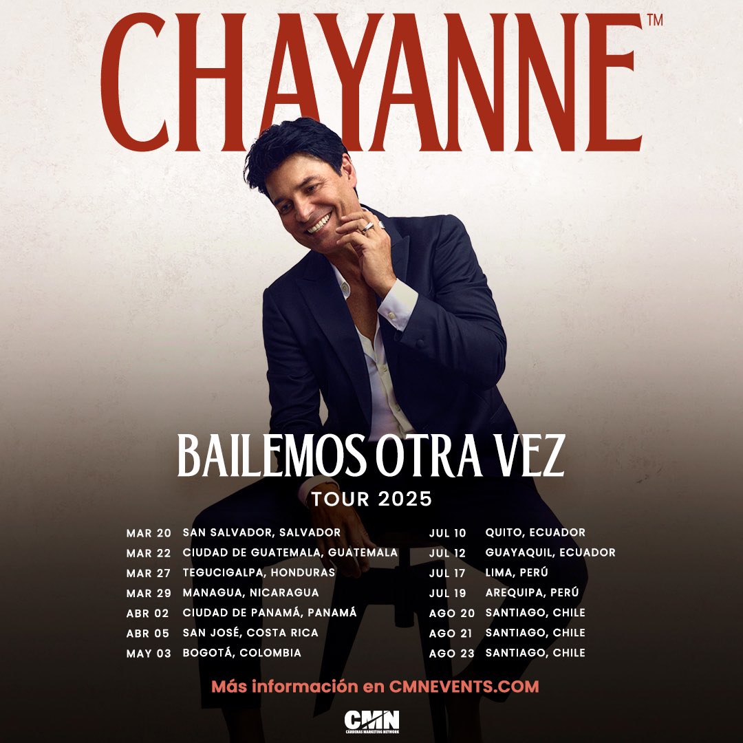 No hay nada como volver a esos lugares que te hacen sentir como en casa 🏠 Eso eres para mí Latinoamérica. Vuelvo a ti con el corazón abierto ❤️‍🔥#BailemosOtraVezTour

<a href="/CMNEvents/">Cárdenas Marketing Network</a>