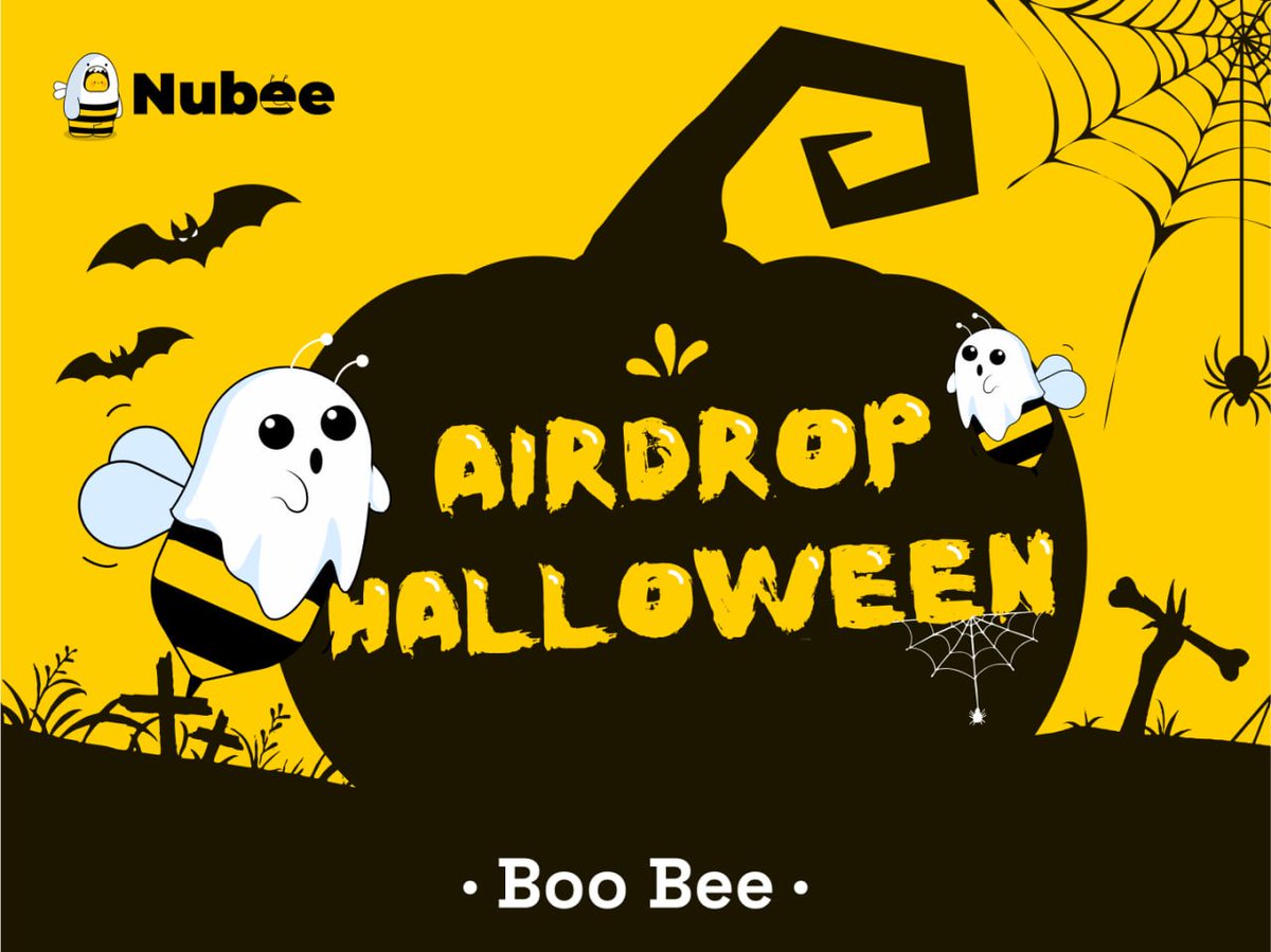 Hey Buzzers!

Are you ready for the 𝐍𝐮𝐛𝐞𝐞 𝐇𝐚𝐥𝐥𝐨𝐰𝐞𝐞𝐧 𝐄𝐯𝐞𝐧𝐭? 🎃 Complete the tasks now, and stand a chance to win some spooky Halloween gifts from Nubee! 👻🎁

𝐇𝐨𝐰 𝐭𝐨 𝐩𝐚𝐫𝐭𝐢𝐜𝐢𝐩𝐚𝐭𝐞:

1️⃣ Follow our official X + channel: t.me/nubeefun

2️⃣